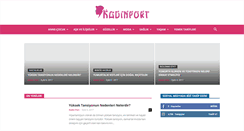 Desktop Screenshot of kadinport.com
