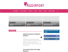 Tablet Screenshot of kadinport.com